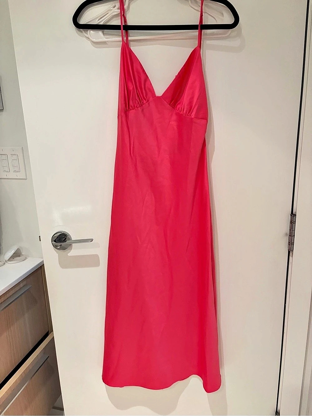 Dynamite Pink Slip Dress Size XS
